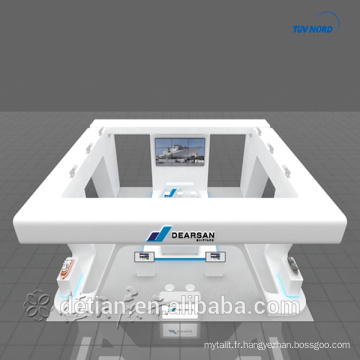 Cabine d&#39;exposition portative modulaire flexible faite sur commande d&#39;exposition pour des produits montrent